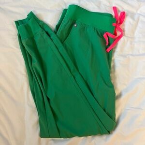 Green Figs Scrub Pants